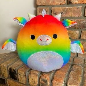 BNWT 12” Calypsa Rainbow Dragon Squishmallow 💜